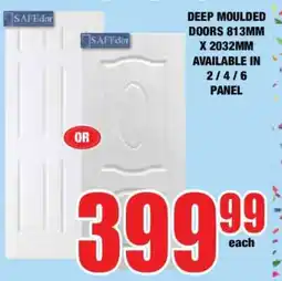 Boxer DEEP MOULDED DOORS 813MM X 2032MM offer