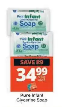 Checkers Pure Infant Glycerine Soap offer