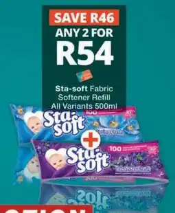 Checkers STA-SOFT FABRIC SOFTENER REFILL offer