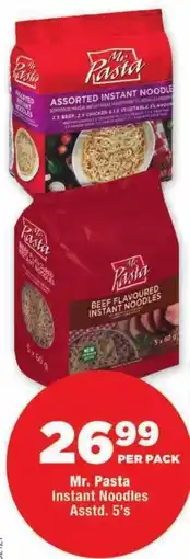 OK Foods Mr. Pasta Instant Noodles offer