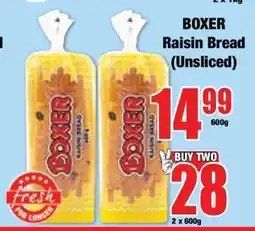 Boxer BOXER Raisin Bread (Unsliced) offer