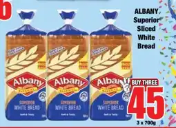 Boxer ALBANY Superior Sliced White Bread offer