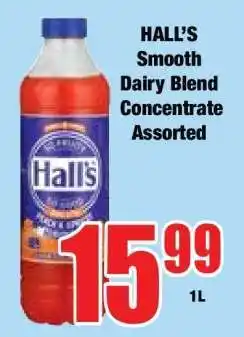 Boxer HALL'S Smooth Dairy Blend Concentrate Assorted offer