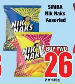 Boxer SIMBA Nik Naks Assorted offer