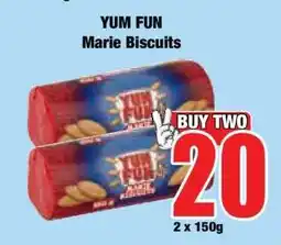 Boxer YUM FUN Marie Biscuits offer