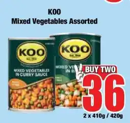 Boxer KOO Mixed Vegetables Assorted offer