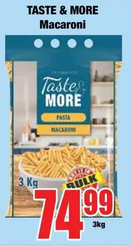 Boxer TASTE & MORE Macaroni offer