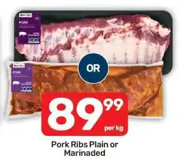 Pick n Pay Pork Ribs Plain or Marinaded offer