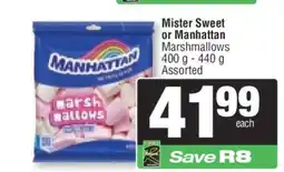 Spar Mister Sweet or Manhattan Marshmallows offer