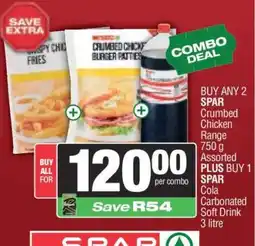 Spar SPAR Crumbed Chicken Range + SPAR Cola offer