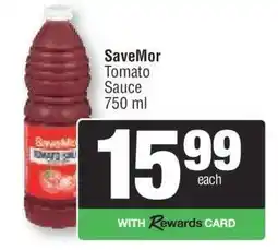 Spar SaveMor Tomato Sauce 750 ml offer