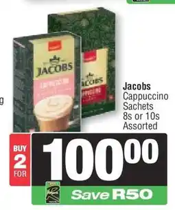 Spar Jacobs Cappuccino Sachets offer