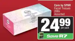 Spar Care By SPAR Facial Tissues offer
