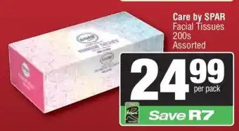 Spar Care By SPAR Facial Tissues offer