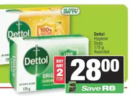 Spar Dettol Hygiene Soap offer