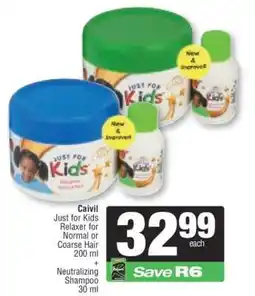 Spar Caivil Just for Kids Relaxer offer