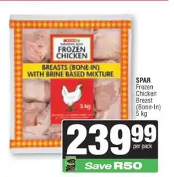 Spar SPAR Frozen Chicken Breast (Bone-In) offer