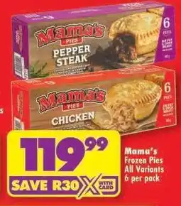 Shoprite Mama's Frozen Pies offer