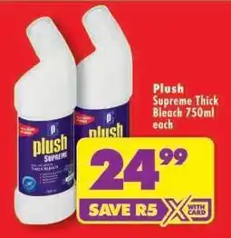 Shoprite Plush Supreme Thick Bleach 750ml offer