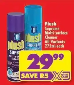 Shoprite PLUSH SUPREME MULTI-SURFACE CLEANER offer