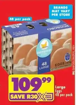 Shoprite Large Eggs offer