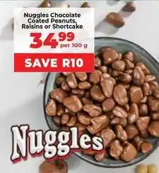 Food Lover's Market Chocolate coated peanuts, raisins or shortcake offer