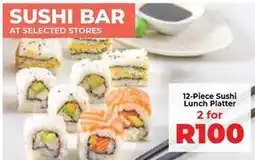 Food Lover's Market 12-piece sushi lunch platter offer