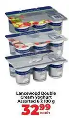 Food Lover's Market Lancewood - double cream yoghurt offer