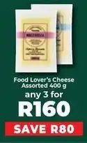 Food Lover's Market Food lover's cheese offer