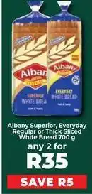 Food Lover's Market Albany - superior, everyday regular or thick sliced white bread 700 g offer