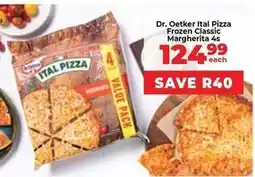 Food Lover's Market Dr. oetker - frozen classic margherita 4s offer