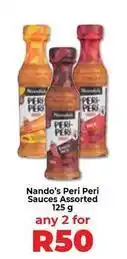 Food Lover's Market Nando's - peri peri sauces offer