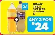 Usave Twizza - soft drink offer