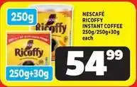 Usave Ricoffy - instant coffee offer