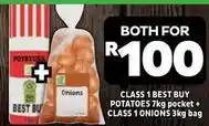 Best buy - potatoes + onions