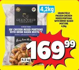 Usave Frozen - iqf chicken mixed portions with brine based mixture offer