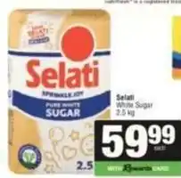 SuperSpar Selati - pure white sugar offer