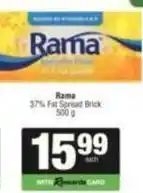 SuperSpar Rama - 37% fat spread brick offer