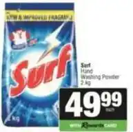 SuperSpar Surf - hand washing powder offer