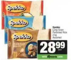 SuperSpar Spekko - long grain parboiled rice offer