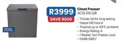 OK Furniture Chest freezer kcg 215 gr offer