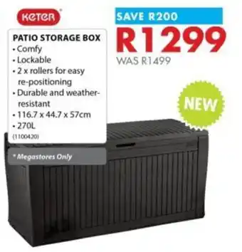 Keter Patio Storage Box