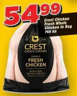 OK Grocer Crest Choice Chicken Fresh Whole Chicken In Bag offer