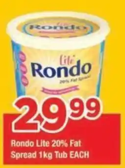 OK Grocer Rondo Lite 20% Fat Spread offer