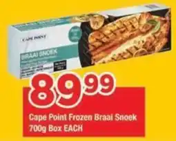 OK Grocer Cape Point Frozen Braai Snoek offer