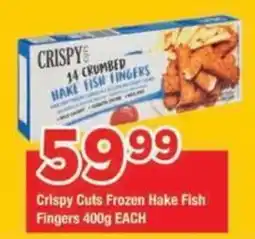 OK Grocer Crispy Cuts Frozen Hake Fish Fingers offer