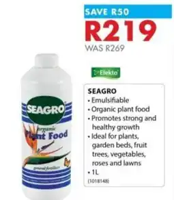 Chamberlain SEAGRO organic Plant Food offer