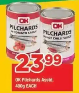 OK Grocer OK Pilchards Assorted offer