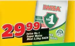 OK Grocer Iwisa No.1 Super Maize Meal offer