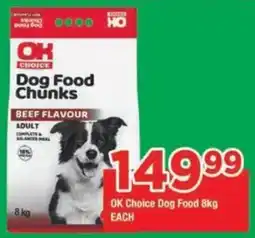 OK Grocer OK Choice Dog Food Chunks offer